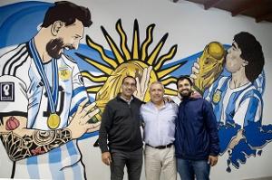 El intendente Sombra participó de los festejos por el aniversario de la Liga de Fútbol